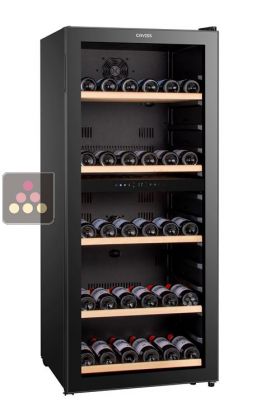 Dual temperature wine service and ageing cabinet