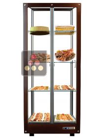 4-sided refrigerated display cabinet for fresh products and dishes  CALICE DESIGN
