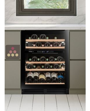 Dual temperature built-in wine cabinet for storage and/or service AVINTAGE