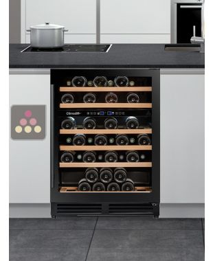 Dual temperature built-in wine cabinet for service CLIMADIFF