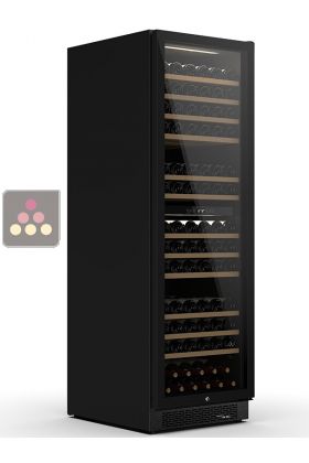 2 temperature wine service cabinet