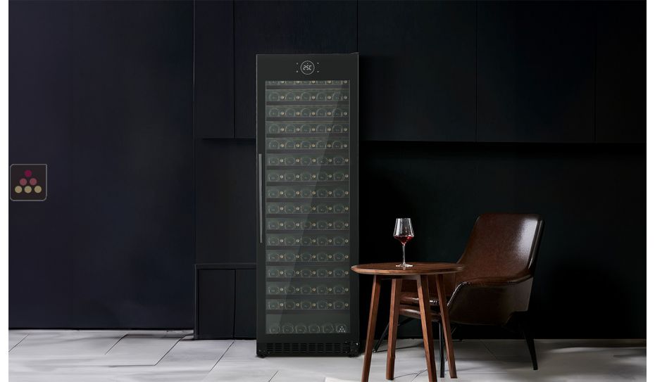 Single temperature wine service cabinet