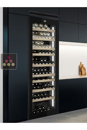 Connected 2 temperature wine cabinet for ageing or service