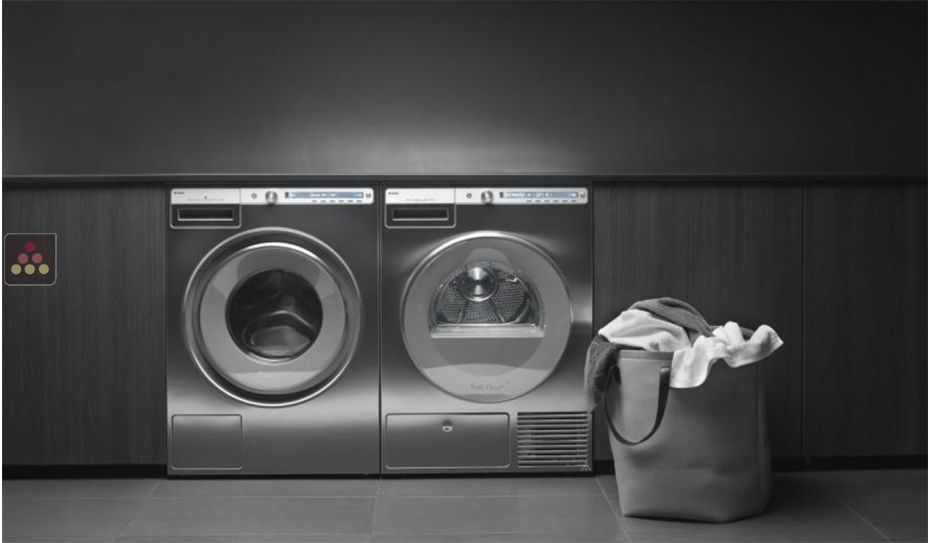 Logic heat pump tumble dryer - 8 Kg - Titanium - Freestanding