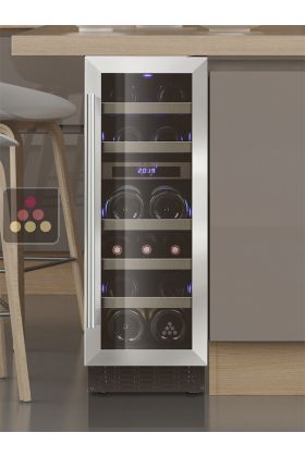 Dual temperature built in wine service cabinet - 72cm door