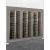 Built-in combination of 3 multi-temperature wine display cabinets - Horizontal bottles - Flat frame