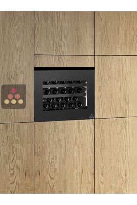 Single temperature built in wine cabinet for service self-ventilated - Push open door