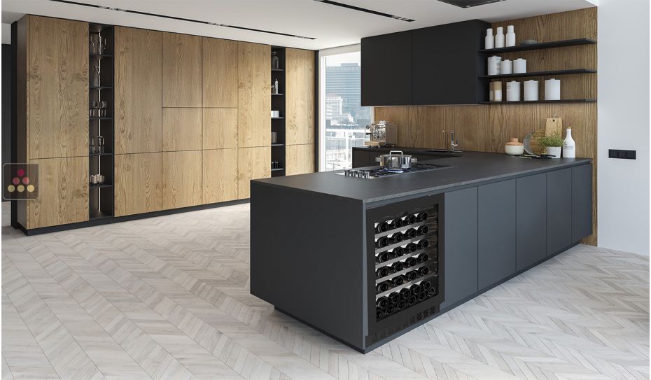 Single temperature built in wine service cabinet - 72cm Door