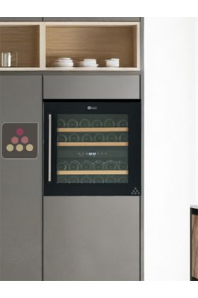 2 temperatures built in wine conservation cabinet
