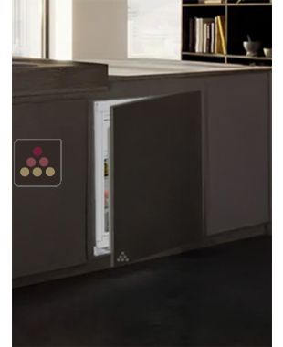 Mini fridge / freezer - integrable under counter with decorative panel coverable - 106 Litres LIEBHERR