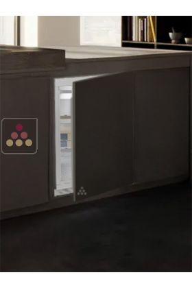 Mini Freezer : can be fitted under counter with decorative panel coverable - 80 Litres