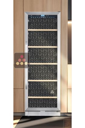 Built-in single-temperature wine cabinet for service or storage