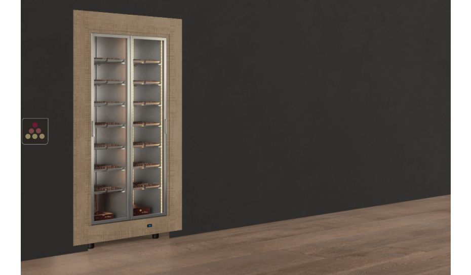 Built-in refrigerated display cabinet for chocolates 