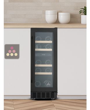 Dual temperature wine cabinet for conservation and/or service - can be built-in under a counter HELVETIA
