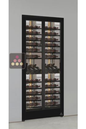 Built-in wine display cabinet - Mixed shelves