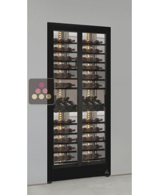 Built-in wine display cabinet - Mixed shelves CALICE DESIGN