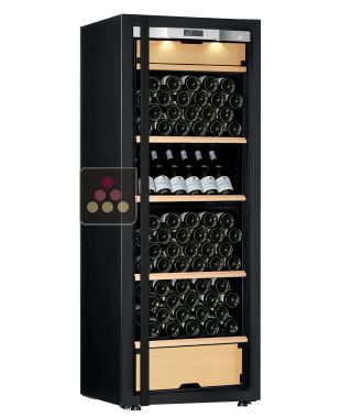 Multi-Purpose Ageing and Service Wine Cabinet for cold and tempered wine - 3 temperatures - Mixed shelves - Full Glass door TRANSTHERM