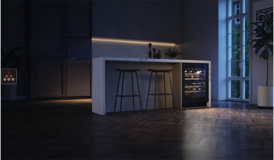 Single temperature cellar for service - can be built-in under a counter