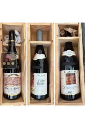 3 bottles of red wine - Cote Rotie - Domaine E. GUIGAL - 2013