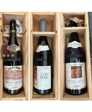 3 bottles of red wine - Cote Rotie - Domaine E. GUIGAL - 2013 Sélection Vin