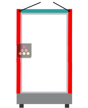 Vertical large model Calice modular design magnetic metal cladding - Side panel CALICE DESIGN