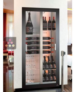 Built-in wine display cabinet - Home - Without shelves - 38cm deep CALICE DESIGN