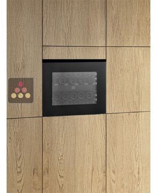 Dual temperature built in wine cabinet for service self-ventilated - Push open door NESTOR M WINE
