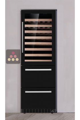 Built-in wine, beer, spirits, and soda cellar with 3 serving temperatures