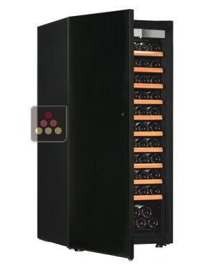 Single temperature wine ageing and storage cabinet - Sliding shelves - Charnières à Gauche TRANSTHERM