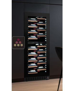 Built-in dual temperature wine service or storage cabinet NESTOR M WINE