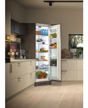 Built-in refrigerated corner with panelable door - 1195L NORCOOL