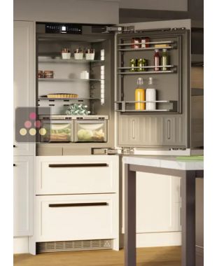 Built-in fridge-freezer combination with BioFresh and NoFrost -Customizable front - 402L LIEBHERR