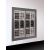 Raised built-in combination of 2 wine display cabinets - Home - Flat frame - Mixed equipment - 38cm deep