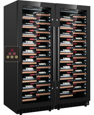 Combination of 2 single temperature wine service or storage cabinet NESTOR M WINE