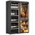 Combination of a wine cabinet and a cured meat and cheese cabinet - Standing bottles
