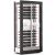 Wine display cabinet - Pro - 4 glazed sides - Mixed shelves