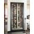 Built-in wine display cabinet - Home - Flat frame -  Horizontal bottles - 38cm deep