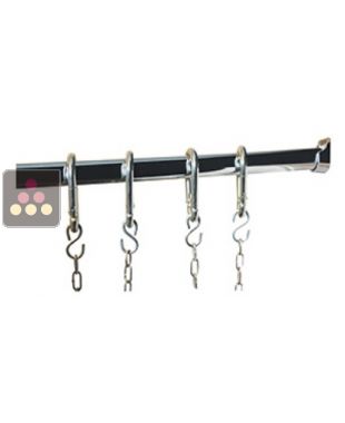 Cured meat suspension bar Calice Design display cabinet with sliding doors CALICE DESIGN