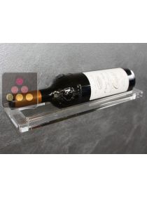 Wall Wine Rack in Plexiglass for 1 bottle ENOOFFICINA