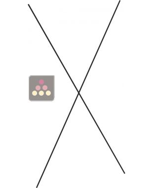 Cross bars for wine modular storage Architecture Intérieure du Vin - H170 (M) ARCHITECTURE INTERIEURE DU VIN