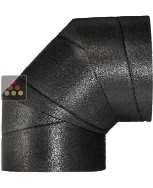 Semi-rigid polyethylene duct for Friax cellar air conditioner - 90° Bend - Inner diam. 160mm FRIAX