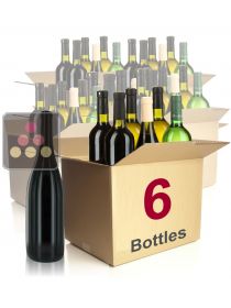 6 bottles of wine : white and red wines Sélection Vin