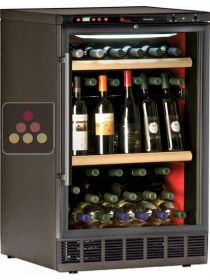 Built-in single temperature wine cabinet for wine storage or service CALICE