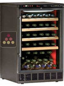 Built-in single temperature wine cabinet for wine storage or service CALICE