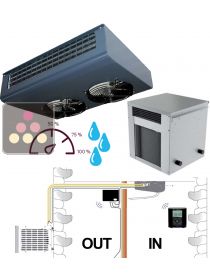 Air conditioner for wine cellar up to 30m3 - cooling, heating and humidification FRIAX