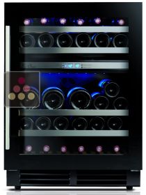 Dual temperature built in wine cabinet for storage and/or service LE CHAI