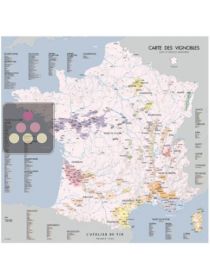 France vineyards map
 L'ATELIER du VIN
