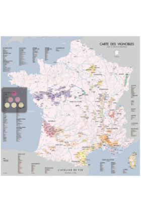 France vineyards map
