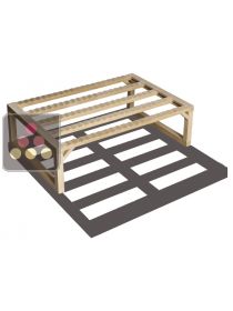 Beech wood presentation shelf for wine cabinets in the Prestige range La SOMMELIERE