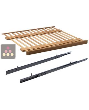 Wooden sliding shelf AVINTAGE